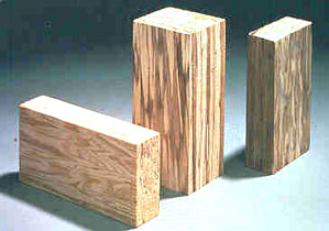 Le bois reconstitué.